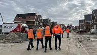 Bouwvakkers In Nieuwbouw Wijk